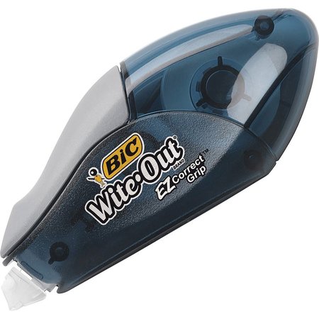 Wite-Out Correction Tape, Rubber Grip, 1/5"x33ft, 2/PK, White PK BICWOECGP21